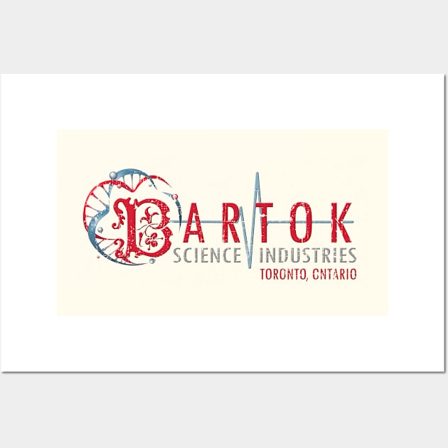 Bartok Science Industries, distressed from The Fly Wall Art by woodsman